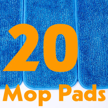 Load image into Gallery viewer, 18 inch Microfiber WET mop pad - 20 pack