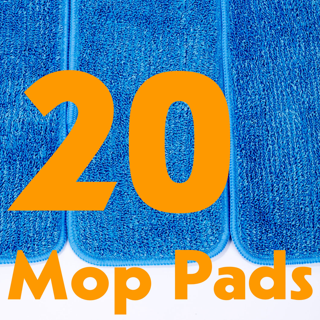 18 inch Microfiber WET mop pad - 20 pack